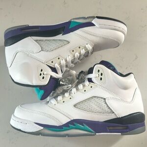 Jordan Kids Sneakers White Purple Teal